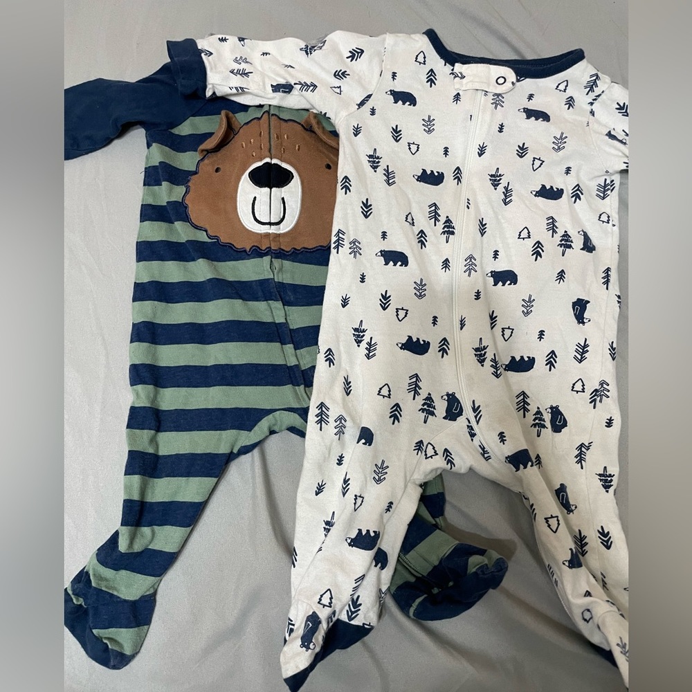 2pc footie pajama set